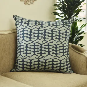 Miro Lichen Indigo Cushion Cover, 65 cm