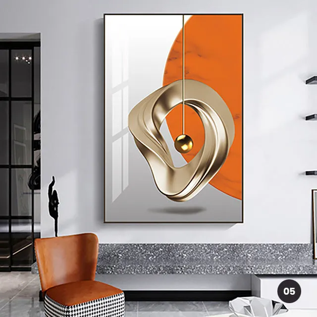 Modern Aesthetics Flowing Abstract Wall Art Fine Art Canvas Prints Surreal Pictures For Luxury Loft Living Room Dining Room Home Office Decor