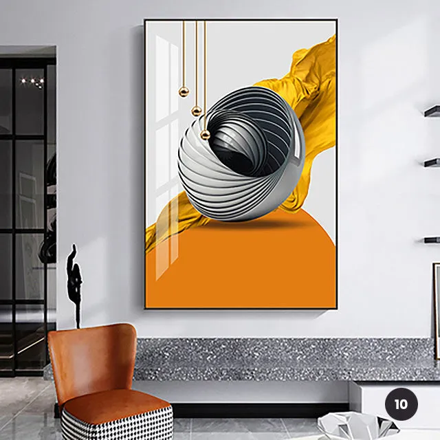 Modern Aesthetics Flowing Abstract Wall Art Fine Art Canvas Prints Surreal Pictures For Luxury Loft Living Room Dining Room Home Office Decor