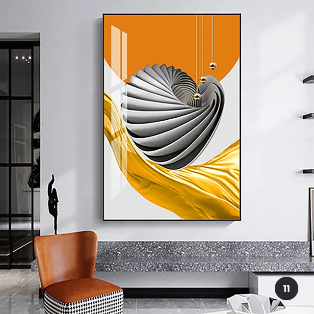 Modern Aesthetics Flowing Abstract Wall Art Fine Art Canvas Prints Surreal Pictures For Luxury Loft Living Room Dining Room Home Office Decor