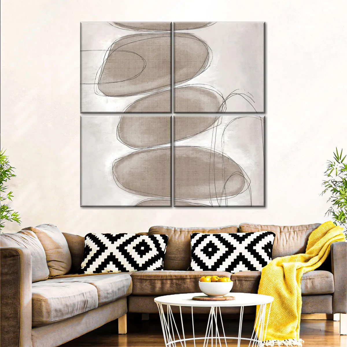 Modern Inukshuk II Wall Art