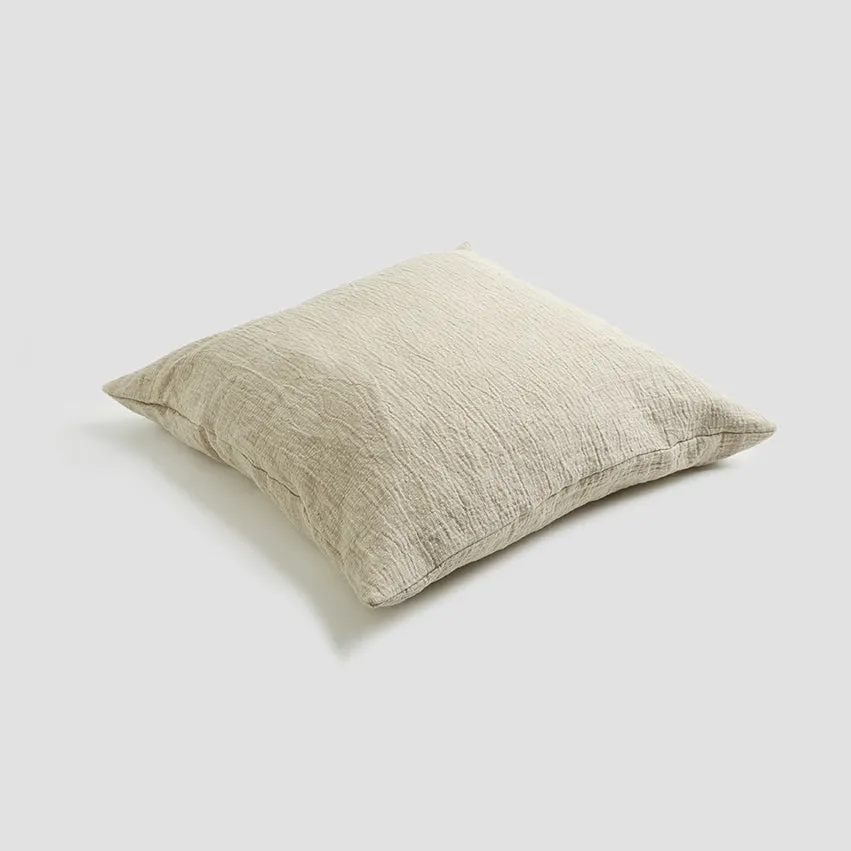 Oatmeal Crinkle Cushion Cover