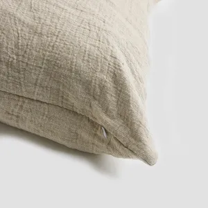 Oatmeal Crinkle Cushion Cover