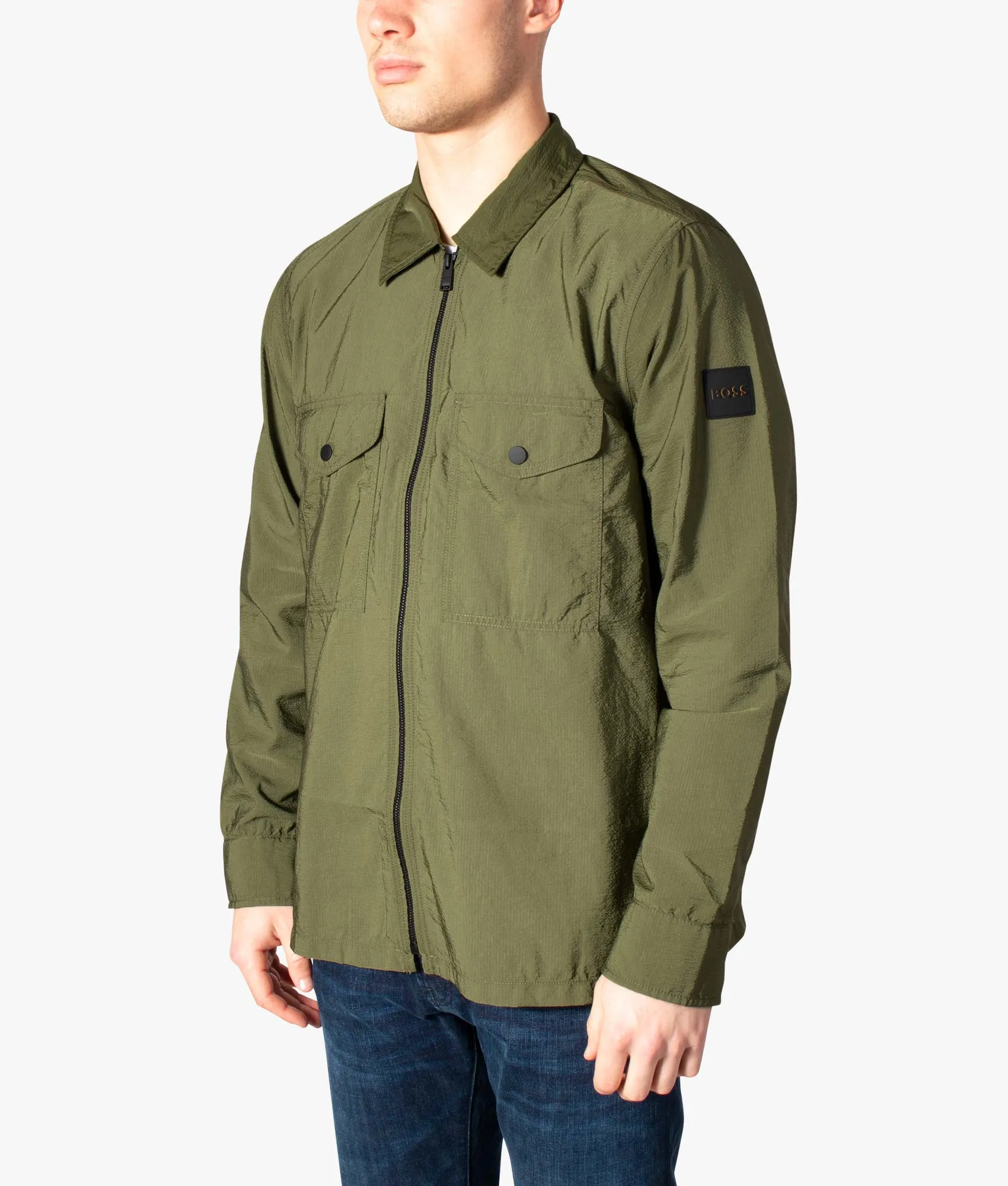 Oversized Lovel Zip Through Overshirt