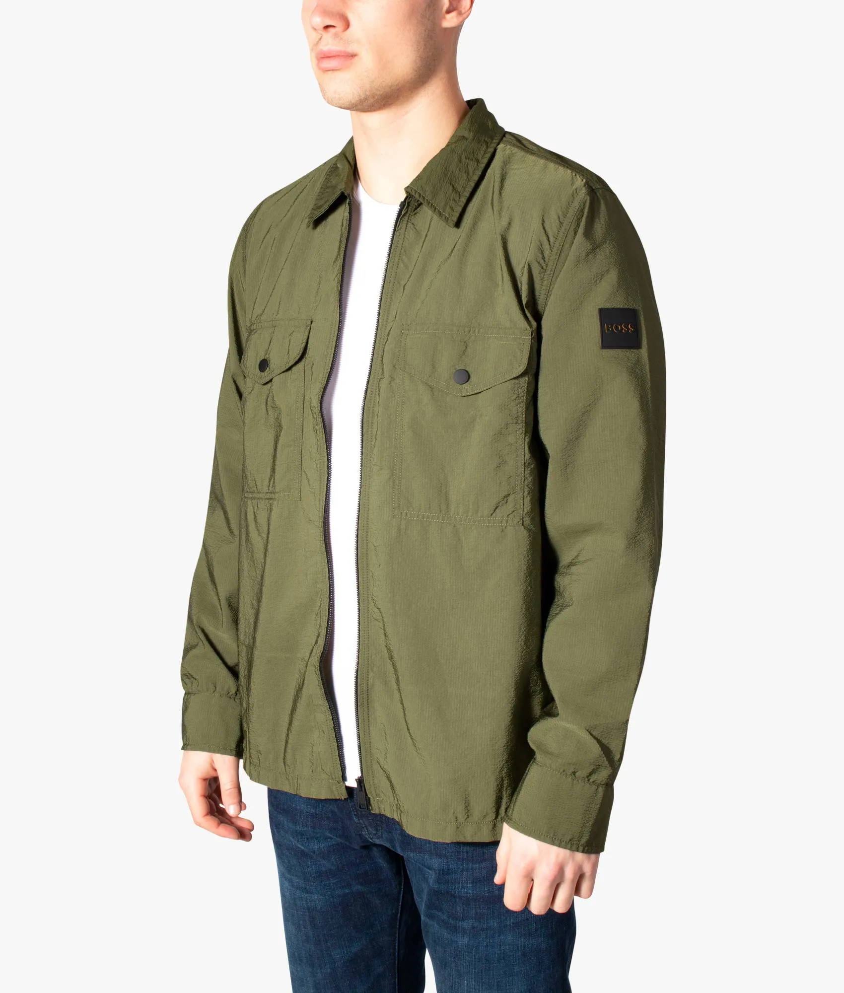 Oversized Lovel Zip Through Overshirt