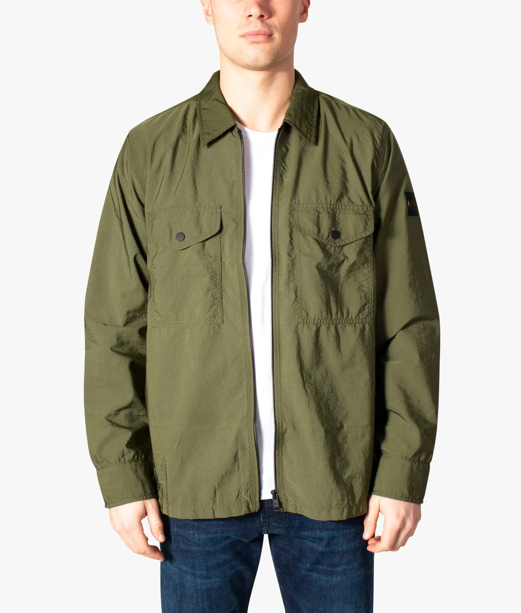 Oversized Lovel Zip Through Overshirt