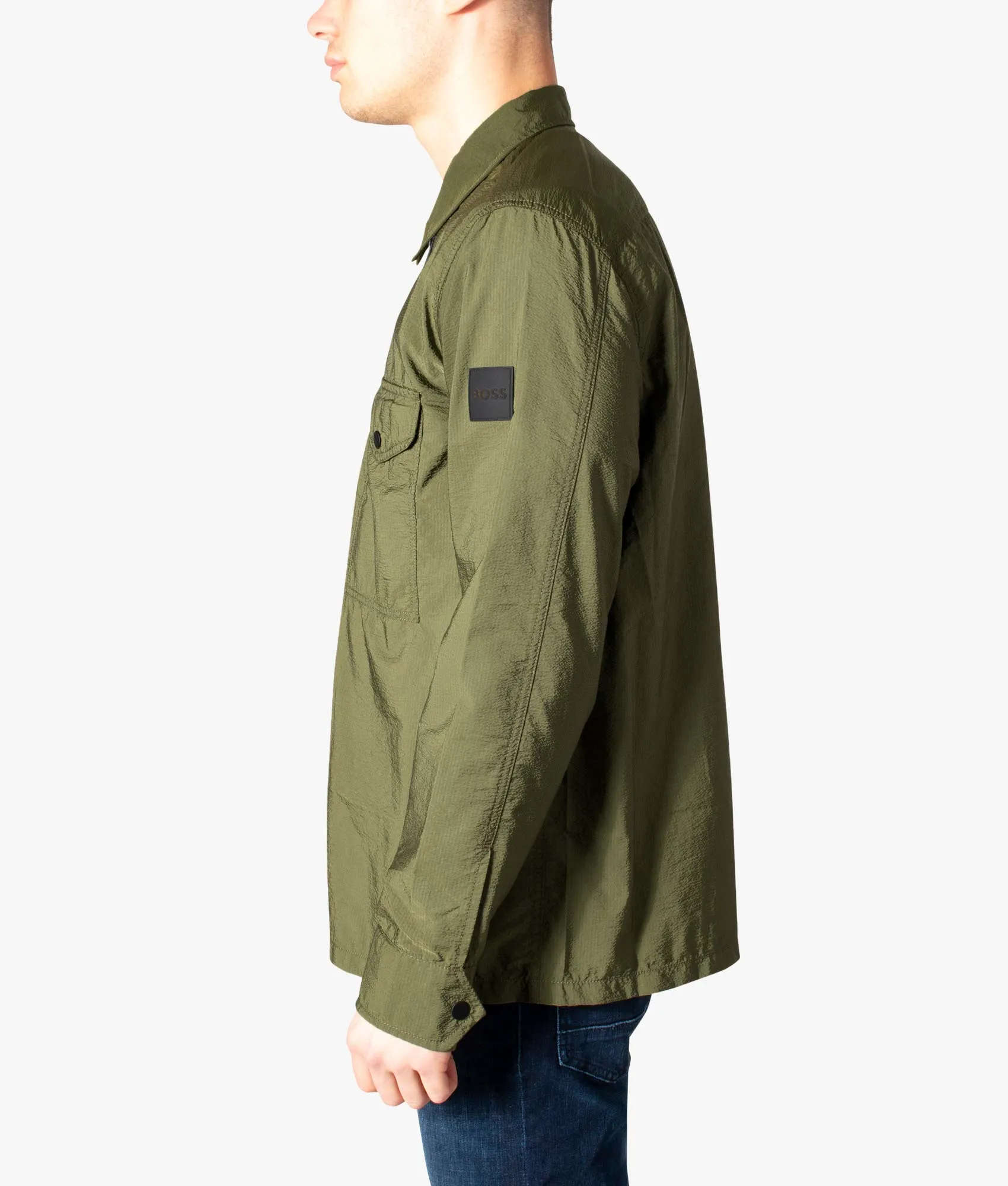 Oversized Lovel Zip Through Overshirt