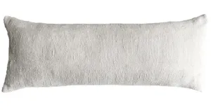 Oversized White Lumbar Pillow Cover