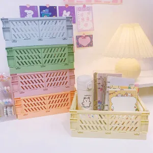 Pastel Folding Crates