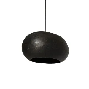 Pebble Pendant Black Medium