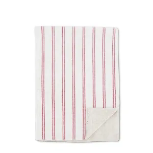 Red Double Stripe Table Runner