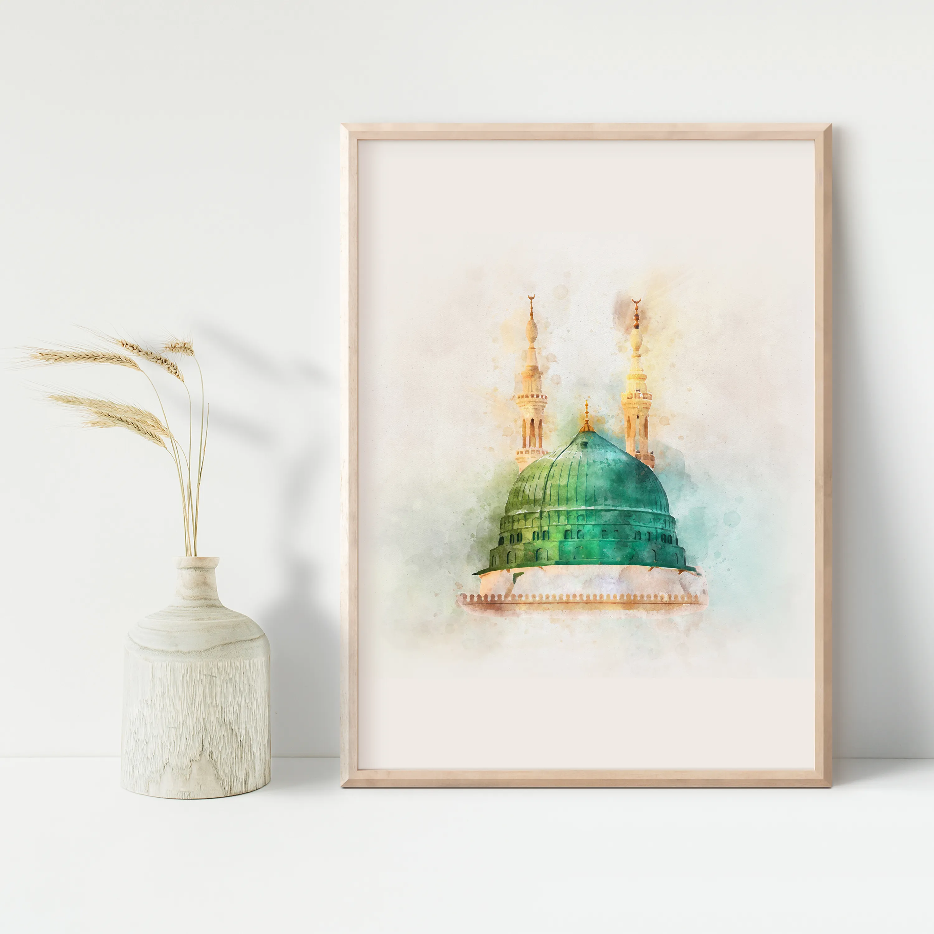 The 3 Holy Mosques Wall Art Set