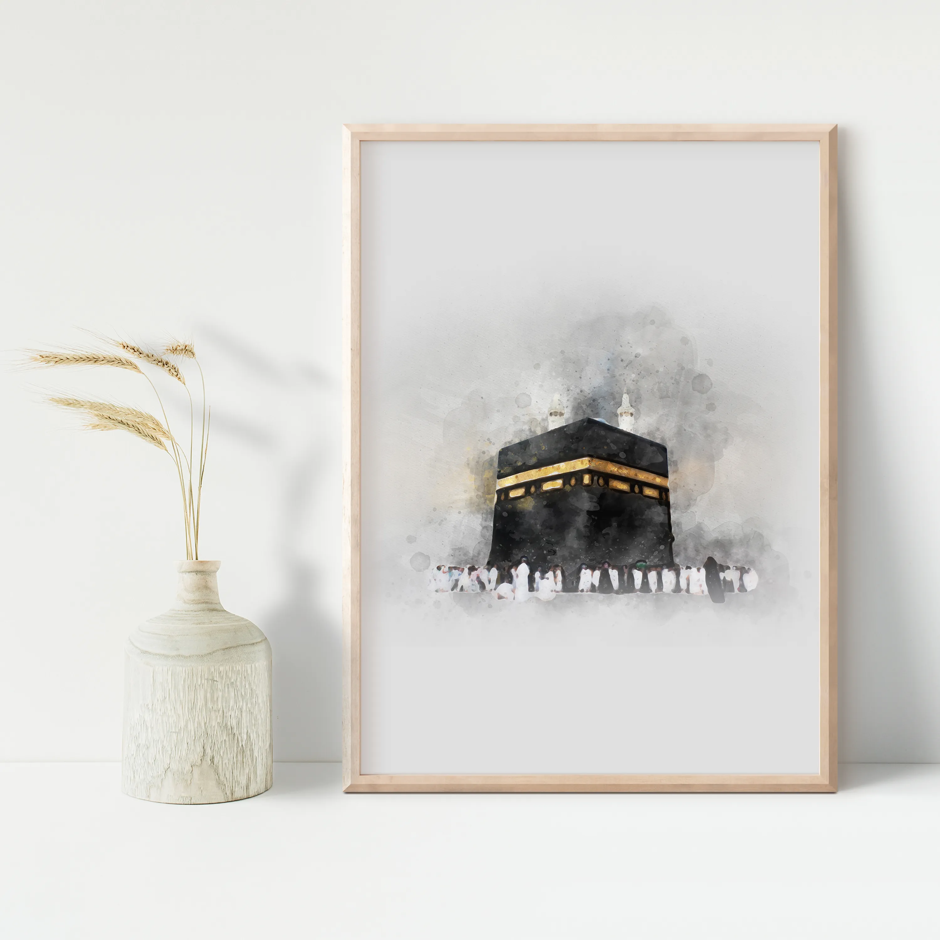 The 3 Holy Mosques Wall Art Set