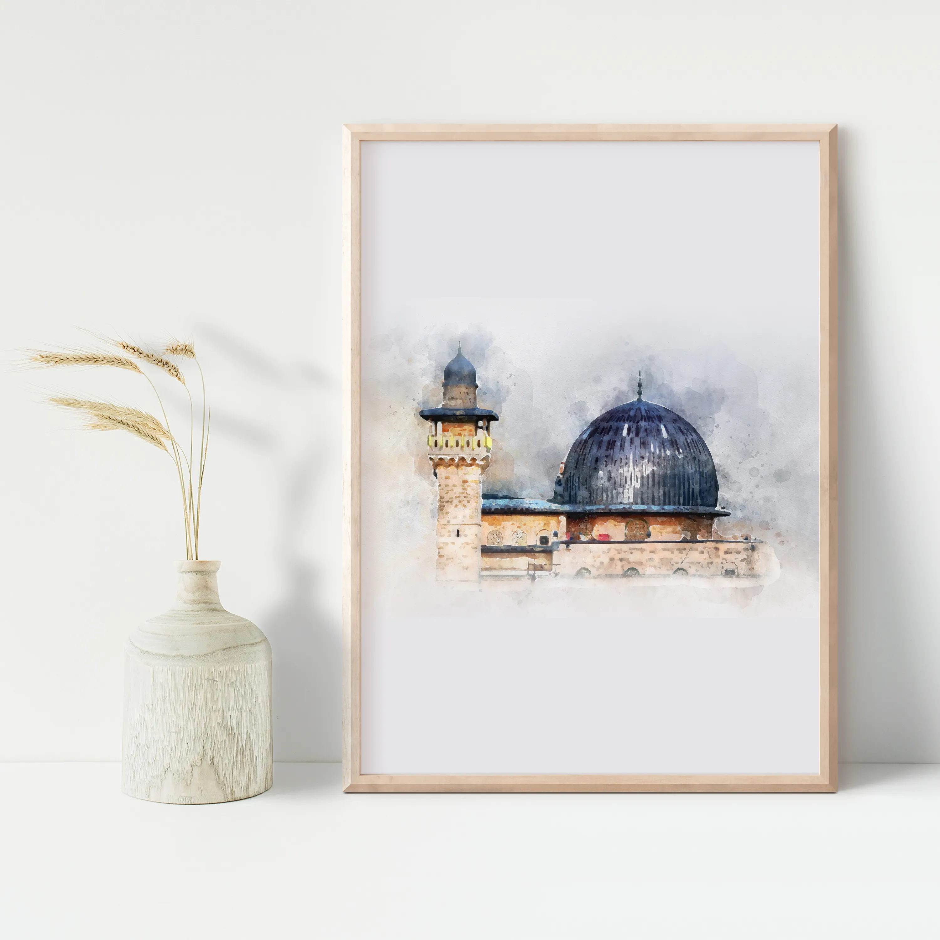 The 3 Holy Mosques Wall Art Set