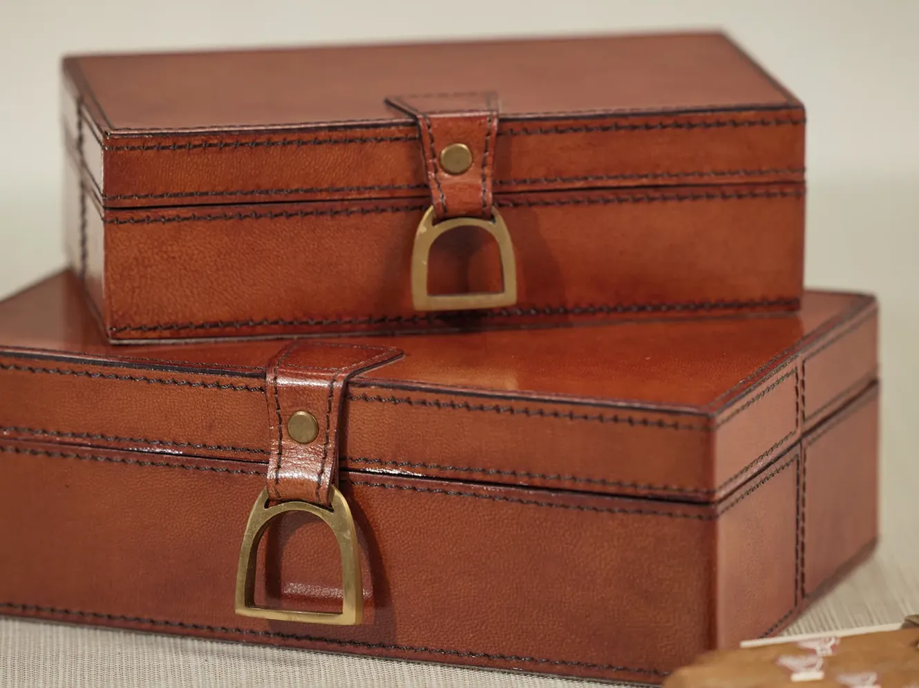 The Connaught Leather Box-Regtangular-Small