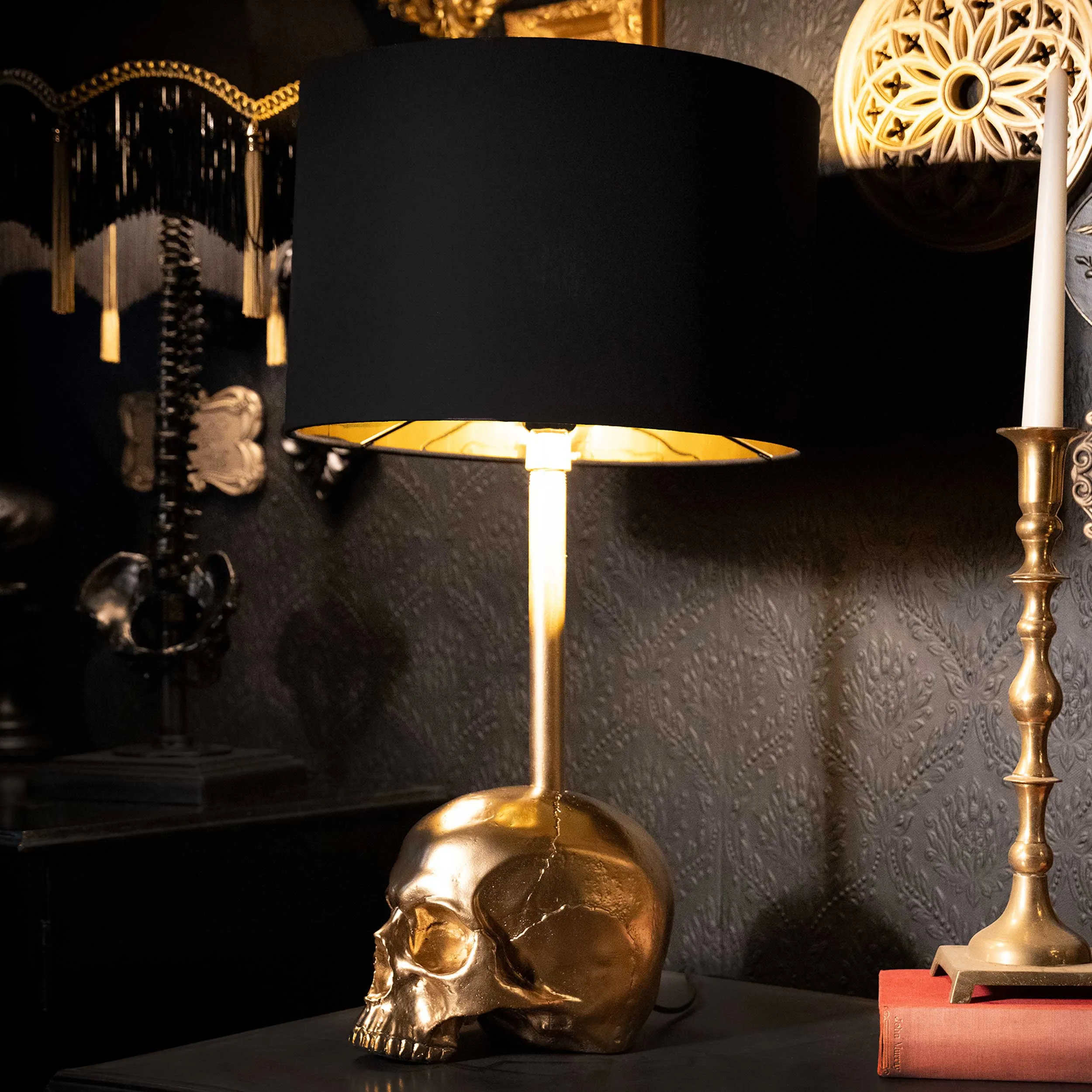 The Edison Skull Lamp