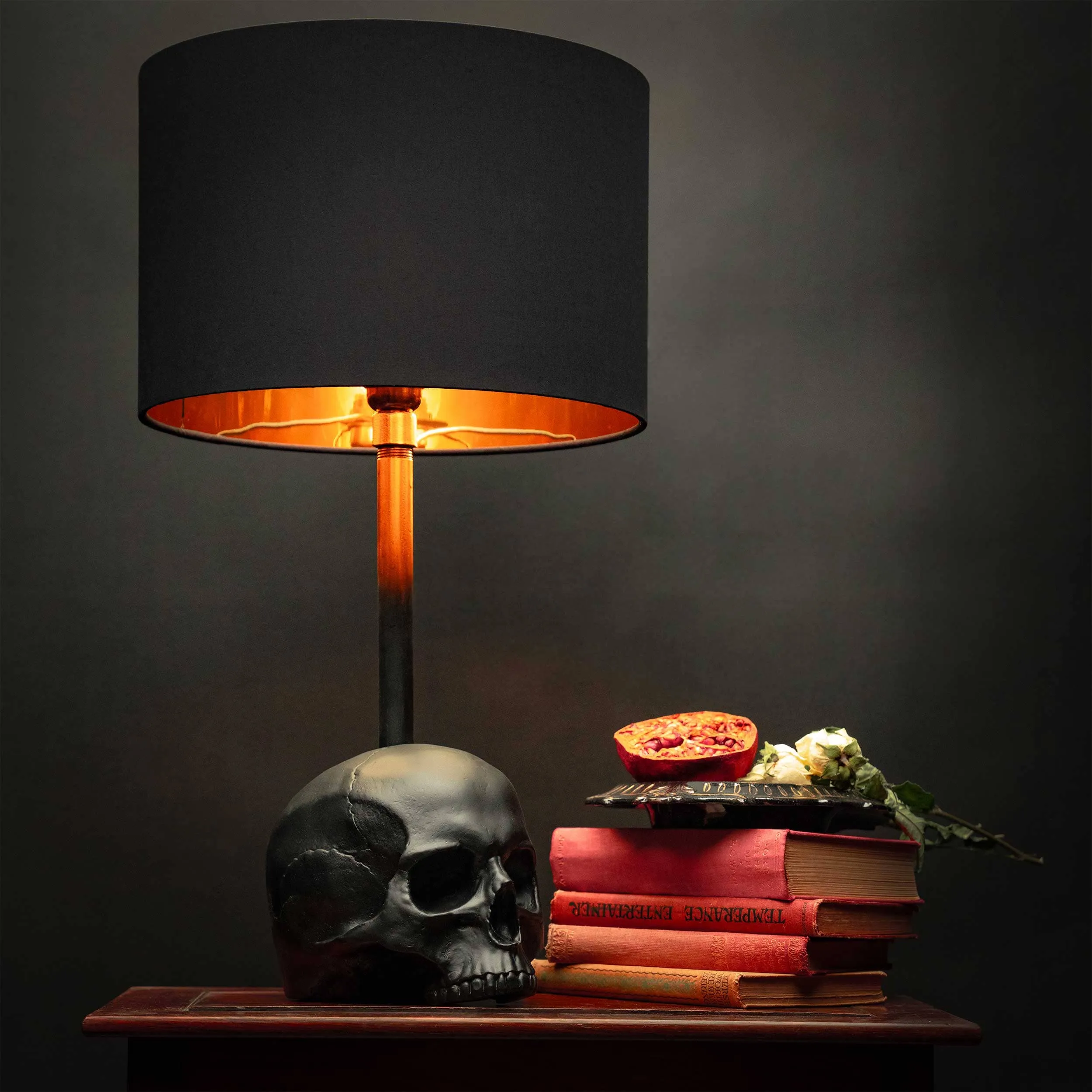 The Edison Skull Lamp