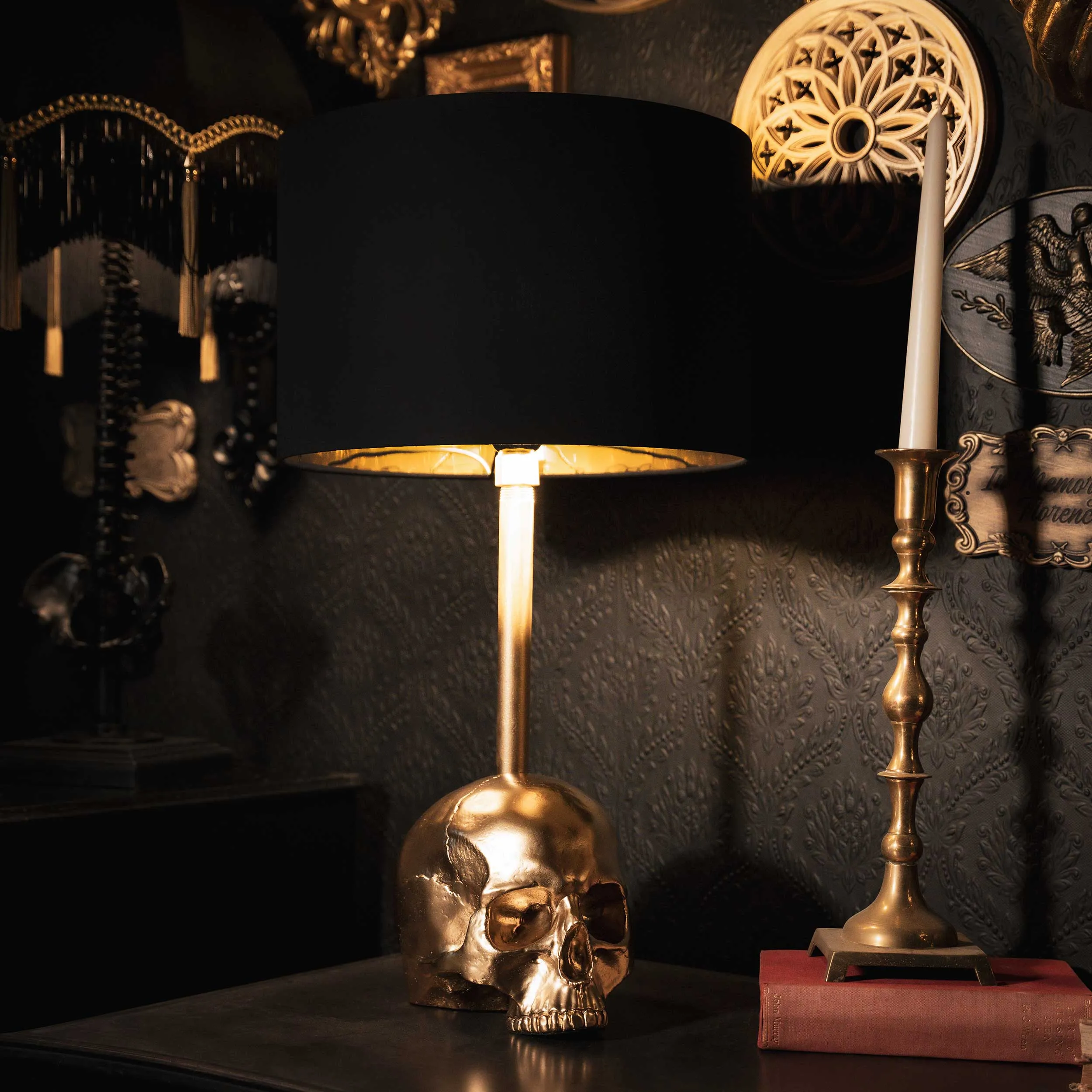 The Edison Skull Lamp