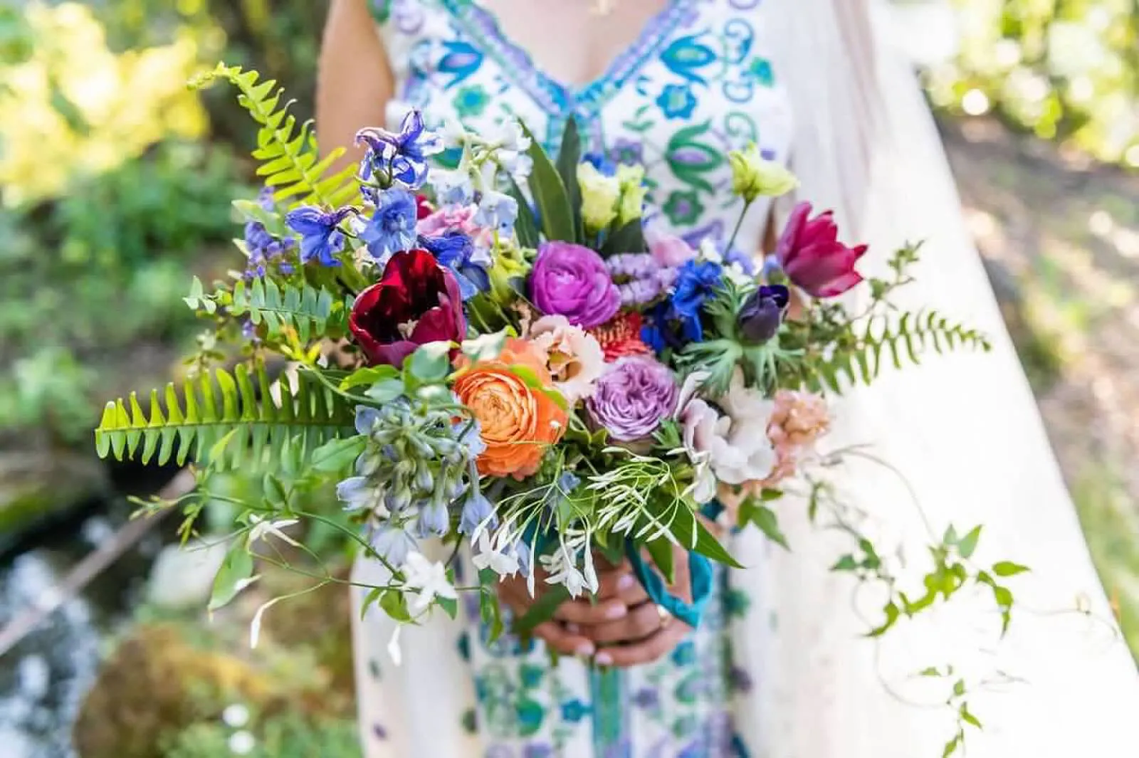 The flowing Bridal Bouquet, small event order ($1500 minimum)