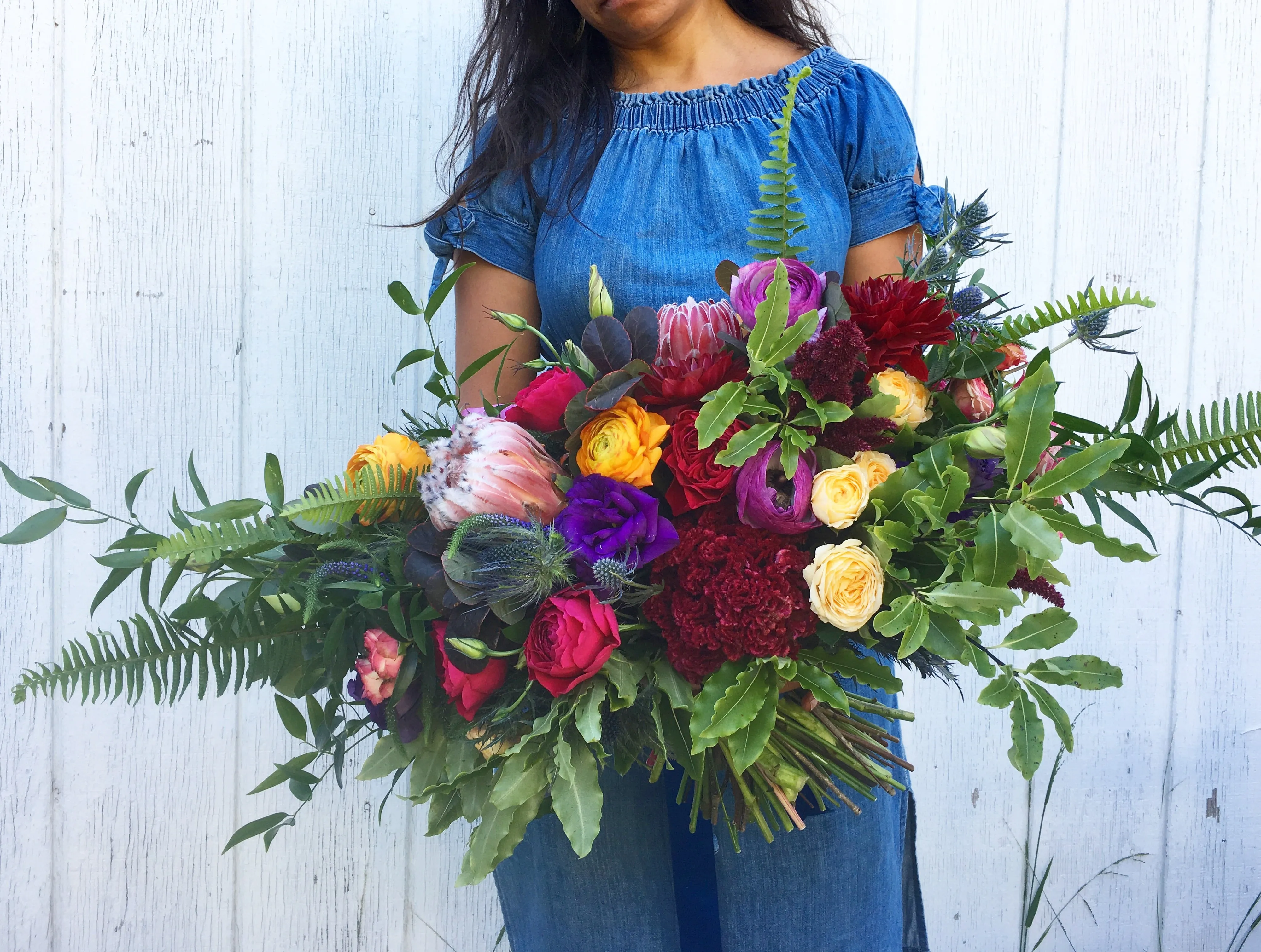 The flowing Bridal Bouquet, small event order ($1500 minimum)