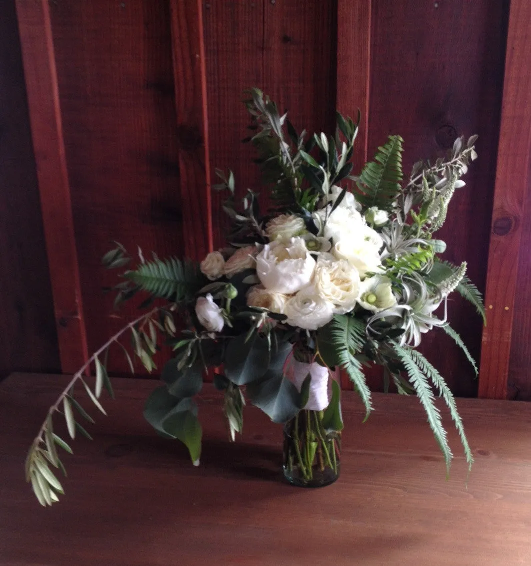 The flowing Bridal Bouquet, small event order ($1500 minimum)