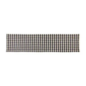 Woven Cotton Checked Table Runner