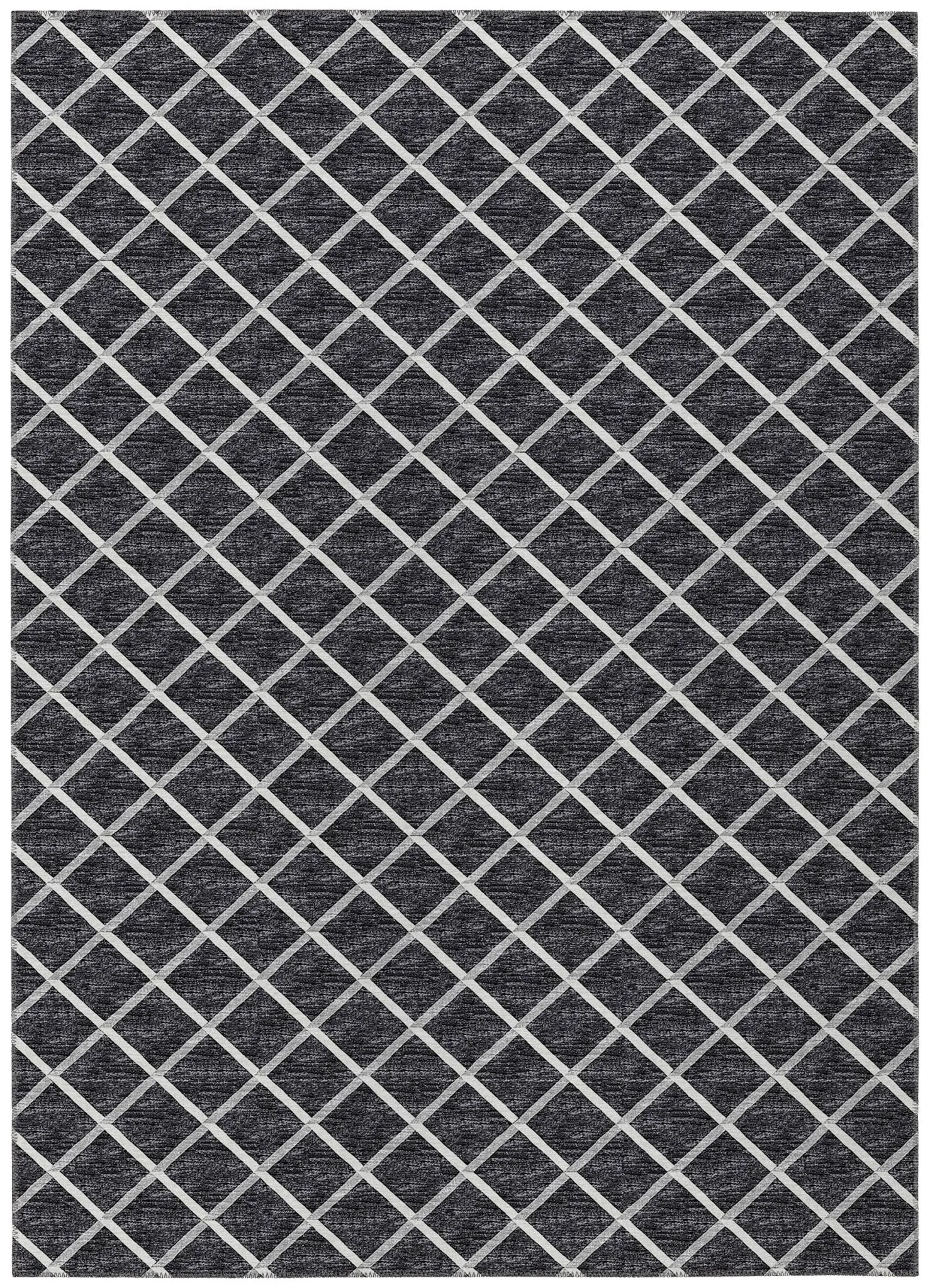 York YO1 Black Rug