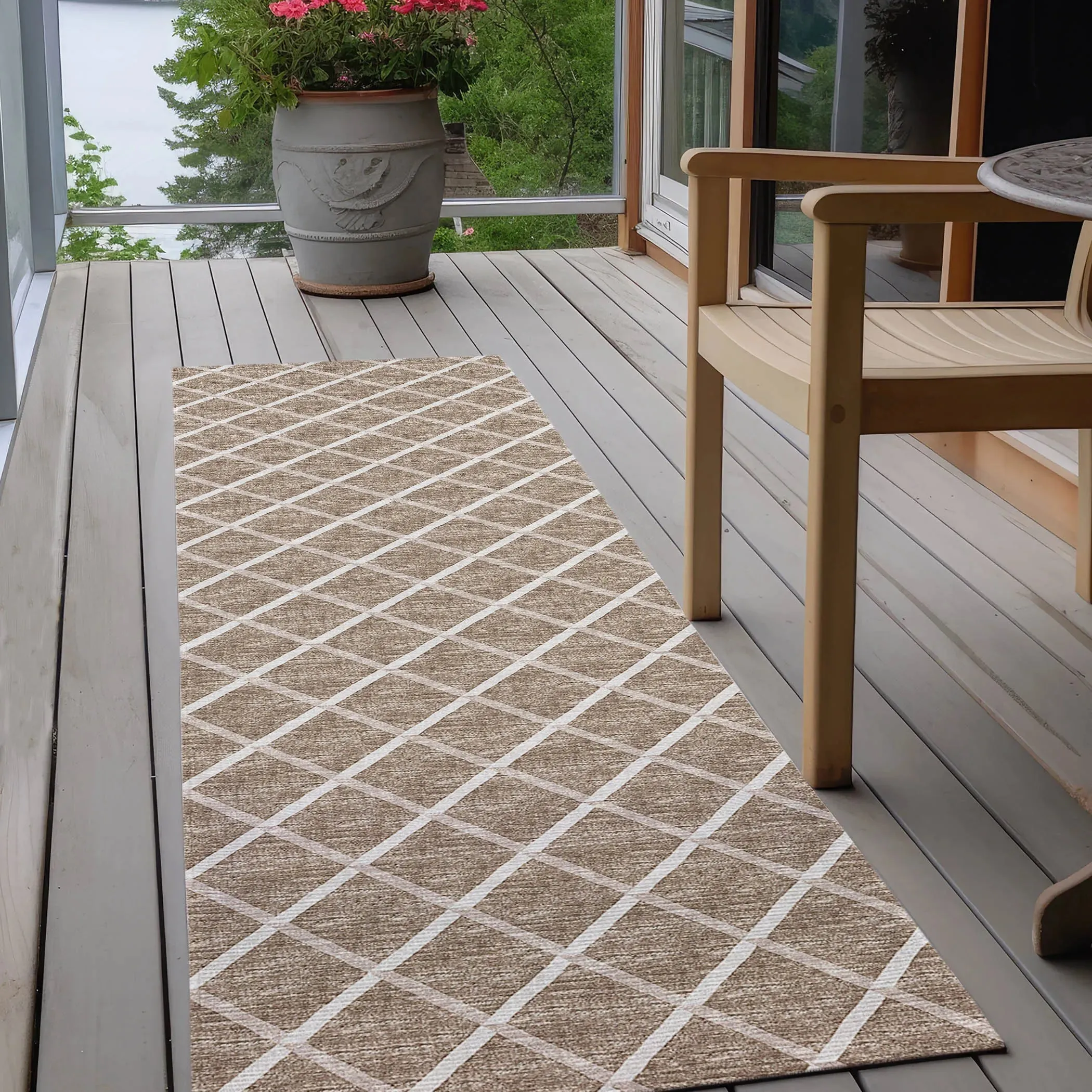 York YO1 Taupe Rug