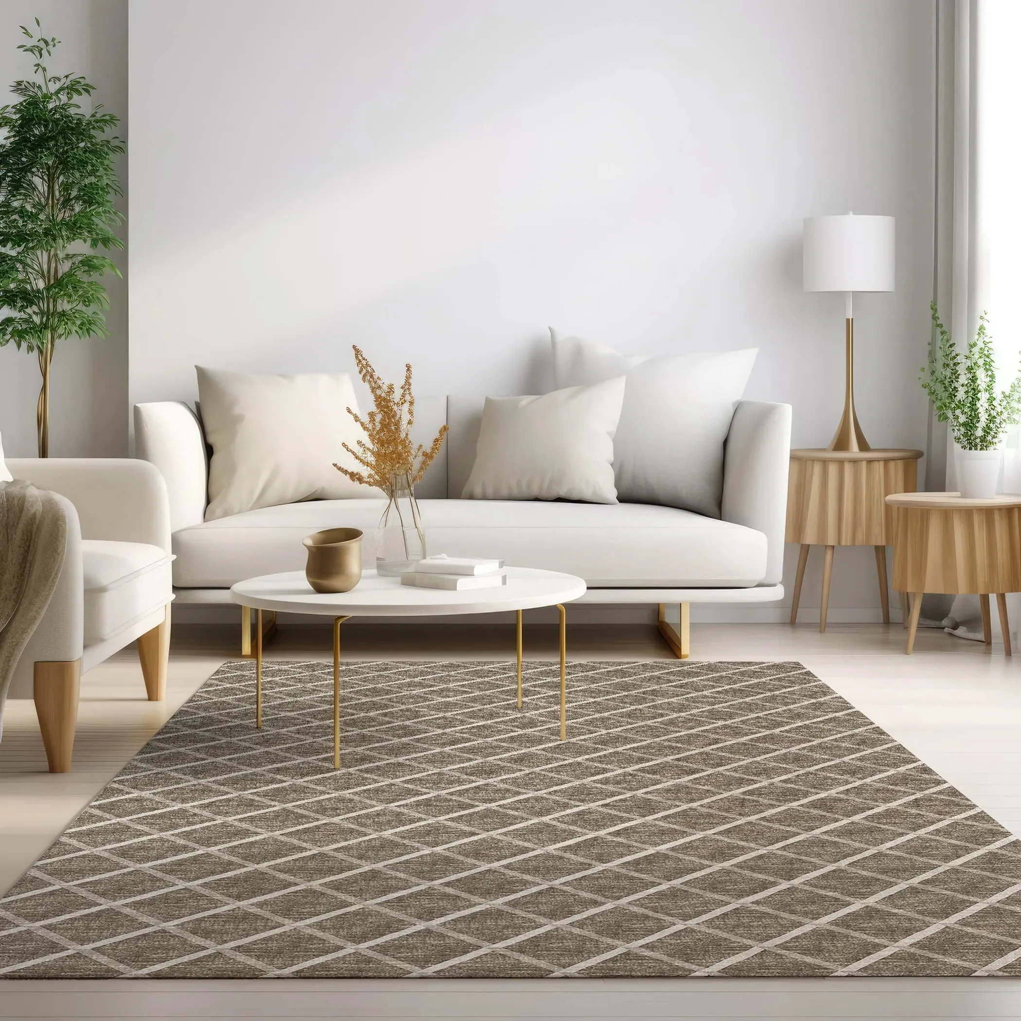 York YO1 Taupe Rug